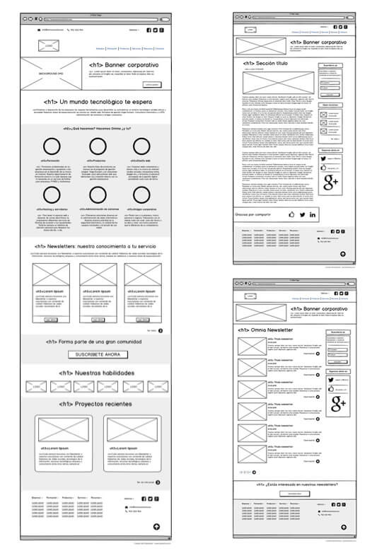 Mockup dise&ntilde;o web
